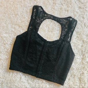 URBAN OUTFITTER Silence+Noise Black Lace Bralette